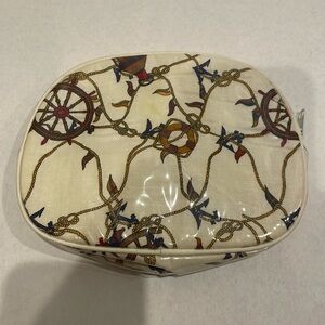 Nautical cosmetic bag